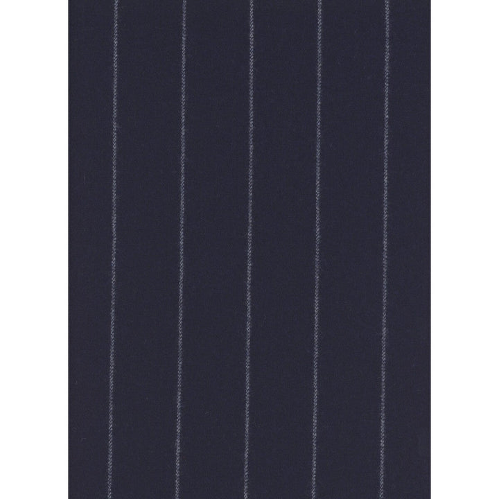 Cambridge Navy by Kravet Couture Designer Fabric ANDREW MARTIN WINDSOR WOOL - 80%;POLYAMIDE - 20% Italy HEAVY Horizontal: 1.75 and Vertical: 55 - Swanky Fabrics -