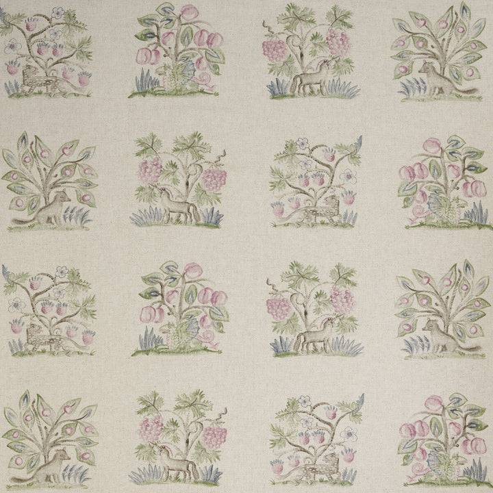 Hedgerow Cerise by Kravet Couture Designer Fabric ANDREW MARTIN KIT KEMP VISCOSE - 80%;LINEN - 20% United Kingdom HEAVY Horizontal: 54 and Vertical: 27 54.25 - Swanky Fabrics -