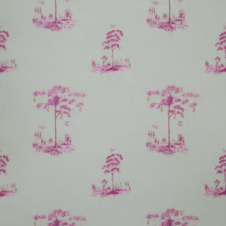 Travellers Tale Hot Pink by Kravet Couture Fabric ANDREW MARTIN KIT KEMP COTTON - 100% United Kingdom HEAVY Horizontal: 10.5 and Vertical: 11.5 54.5 - Fabric Carolina -