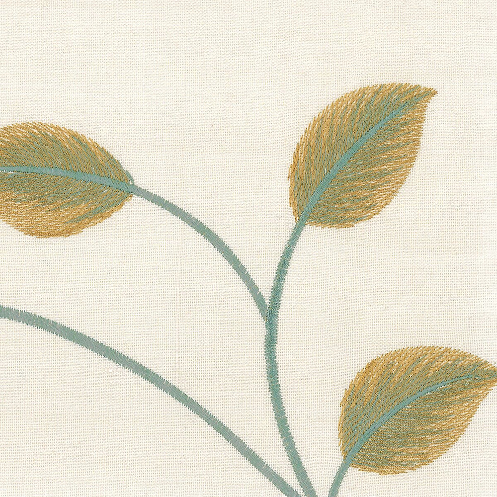 Amalfi 1 Seaglass by Stout Designer Fabric EMBROIDERY IV 100%COT %BEMB INDIA </p><p>Repeat: 15.75 51.12 in - Swanky Fabrics -