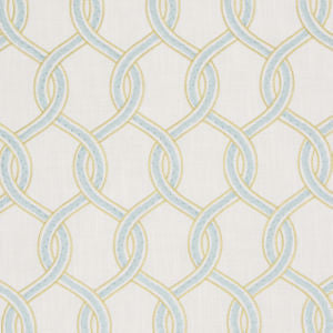 Amberly Caribe by Norbar Fabric GALLERY 73% COTTON 27% POLYESTER INDIA 9 1/4"V 4 1/2"H 54" - Fabric Carolina -