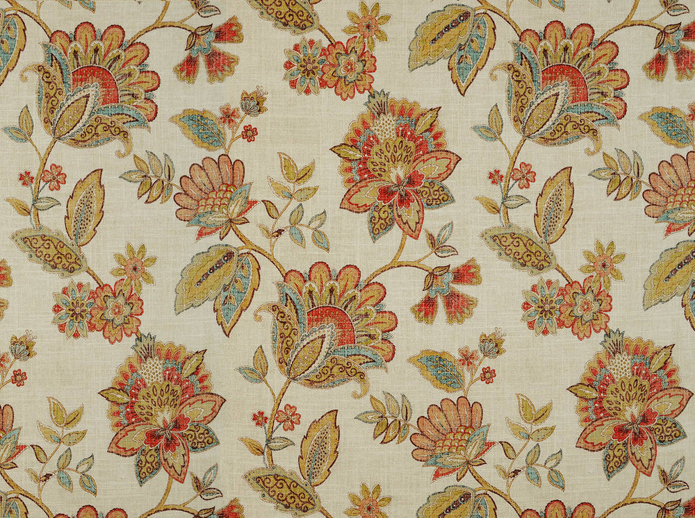 Amelie Multi 11 by Covington Fabric 55% LINEN 45% VISCOSE DOBBY Korea 12000 Horizontal: 27 and Vertical: 25.25 56 - Fabric Carolina -