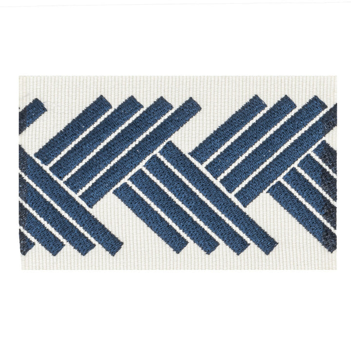 Amhearst 1 Blueberry by Stout Designer Trim VISIONS OF COLOR TRIM 99%SVI 1%POL CHINA FLAME RETARDANT-A.S.T.M. E84 N.F.P.A. 286 Horizontal: 2.750 and Vertical: 0.000 2.5 in - Swanky Fabrics -