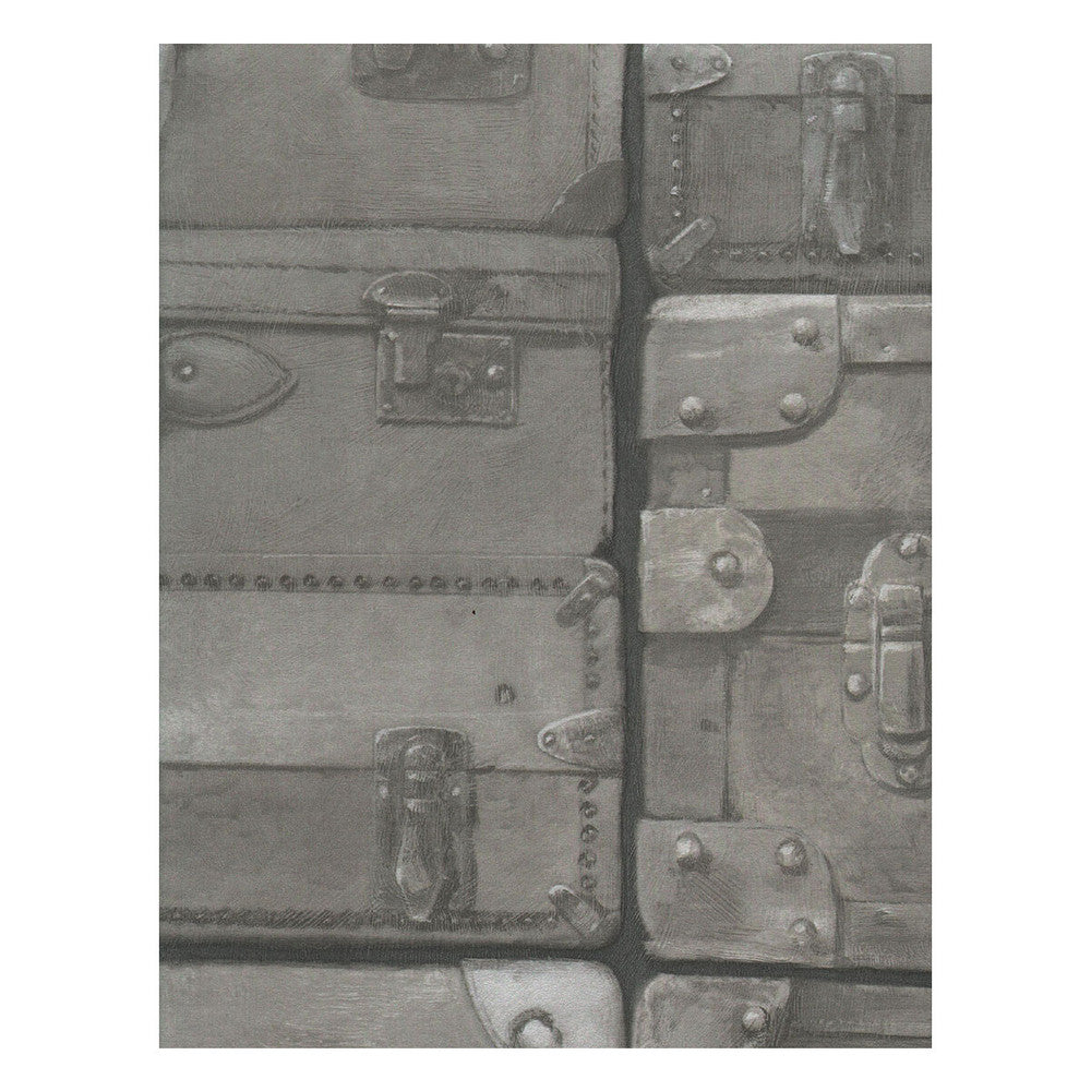 Luggage Gunmetal by Kravet Couture Wallcovering ANDREW MARTIN ENGINEER PAPER - 100% United Kingdom Horizontal: and Vertical: 30 26.5 - Fabric Carolina -