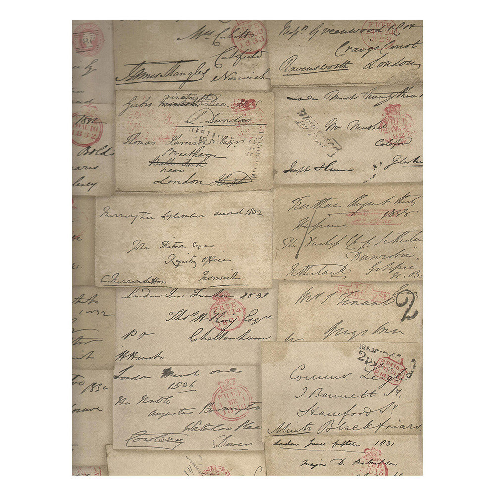 Love Letter Parchment by Kravet Couture Wallcovering ANDREW MARTIN NAVIGATOR PAPER - 100% United Kingdom Horizontal: and Vertical: 20.5 20.5 - Fabric Carolina -