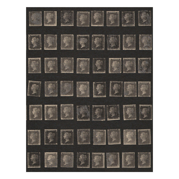 Penny Post Charcoal by Kravet Couture Wallcovering ANDREW MARTIN NAVIGATOR PAPER - 100% United Kingdom Horizontal: and Vertical: 26.5 20.5 - Fabric Carolina -