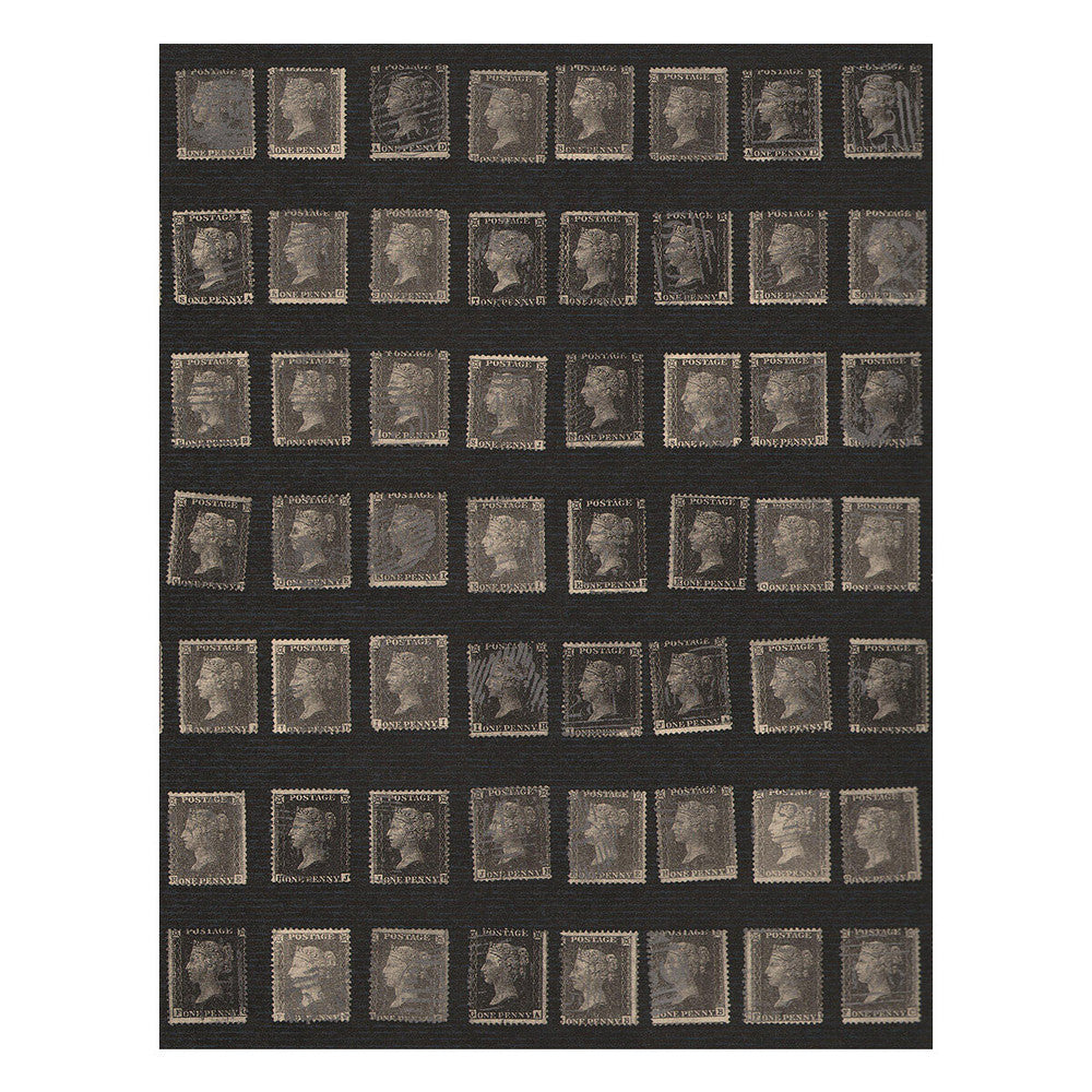 Penny Post Charcoal by Kravet Couture Wallcovering ANDREW MARTIN NAVIGATOR PAPER - 100% United Kingdom - Horizontal: - and Vertical: 26.5 20.5 - Fabric Carolina -