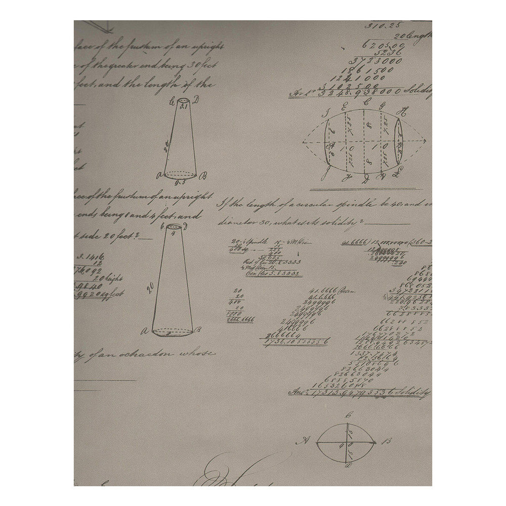 Pythagoras Taupe by Kravet Couture Wallcovering ANDREW MARTIN NAVIGATOR PAPER - 100% United Kingdom Horizontal: and Vertical: 24 20.5 - Fabric Carolina -