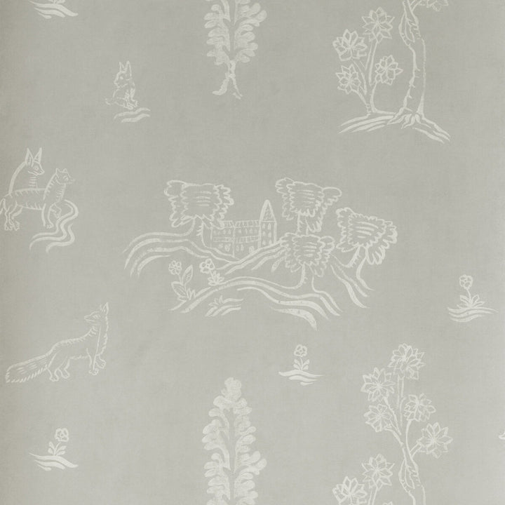 Wychwood Before Dawn by Kravet Couture Wallcovering ANDREW MARTIN KIT KEMP WOOD PULP - 45%;BINDER - 20%;MINERAL FILLERS - 20%;POLYESTER - 15% United Kingdom Horizontal: 8 and Vertical: 7 20.5 - Fabric Carolina -