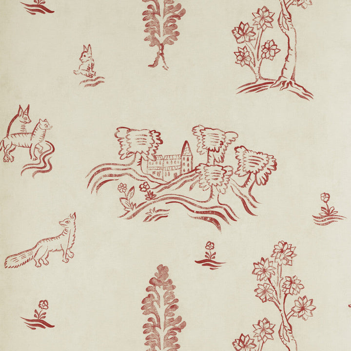 Wychwood Huntsman Red by Kravet Couture Wallcovering Kravet Couture Wallcovering Wychwood Huntsman RedWallcovering ANDREW MARTIN KIT KEMP WOOD PULP - 45%;BINDER - 20%;MINERAL FILLERS - 20%;POLYESTER - 15% United Kingdom </p><p>Repeat: H: 8, V: 7 20.5 - Fabric Carolina -