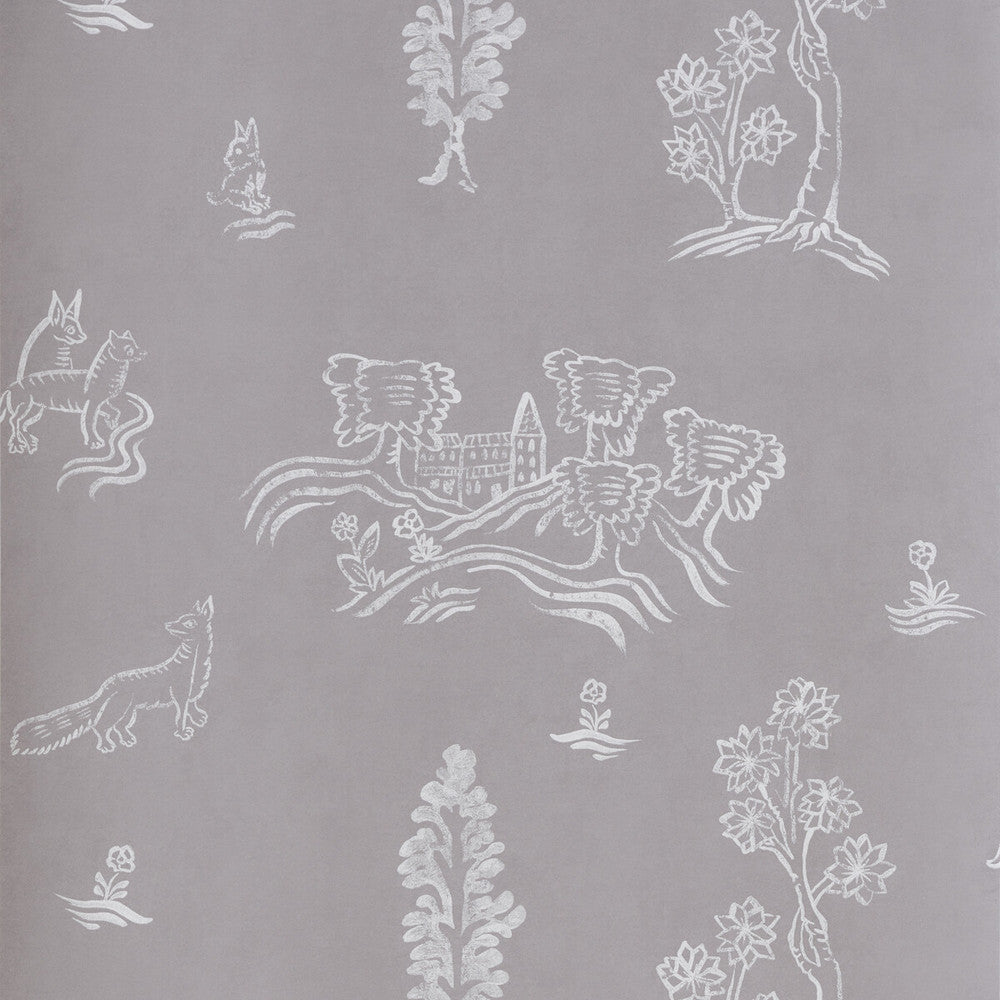 Wychwood Dusk by Kravet Couture Wallcovering ANDREW MARTIN KIT KEMP WOOD PULP - 45%;BINDER - 20%;MINERAL FILLERS - 20%;POLYESTER - 15% United Kingdom - Horizontal: 8 and Vertical: 7 20.5 - Fabric Carolina -