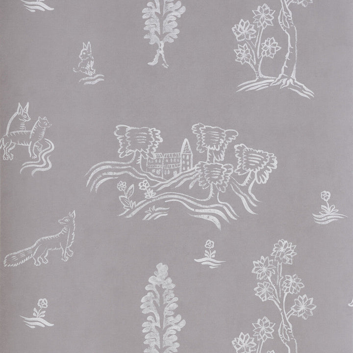 Wychwood Dusk by Kravet Couture Designer Wallcovering ANDREW MARTIN KIT KEMP WOOD PULP - 45%;BINDER - 20%;MINERAL FILLERS - 20%;POLYESTER - 15% United Kingdom - Horizontal: 8 and Vertical: 7 20.5 - Swanky Fabrics -