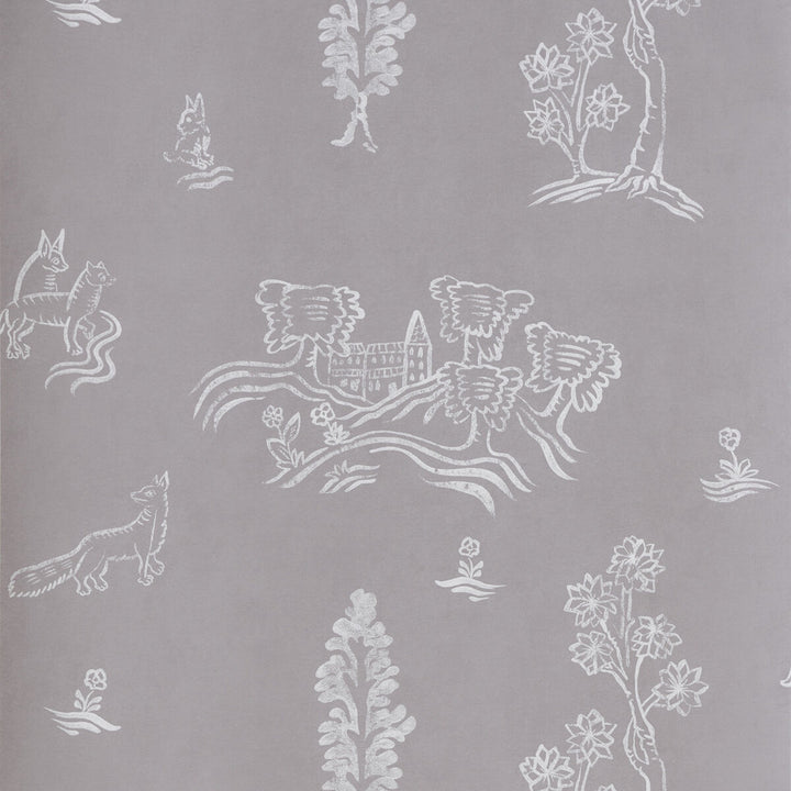 Wychwood Dusk by Kravet Couture Wallcovering ANDREW MARTIN KIT KEMP WOOD PULP - 45%;BINDER - 20%;MINERAL FILLERS - 20%;POLYESTER - 15% United Kingdom Horizontal: 8 and Vertical: 7 20.5 - Fabric Carolina -