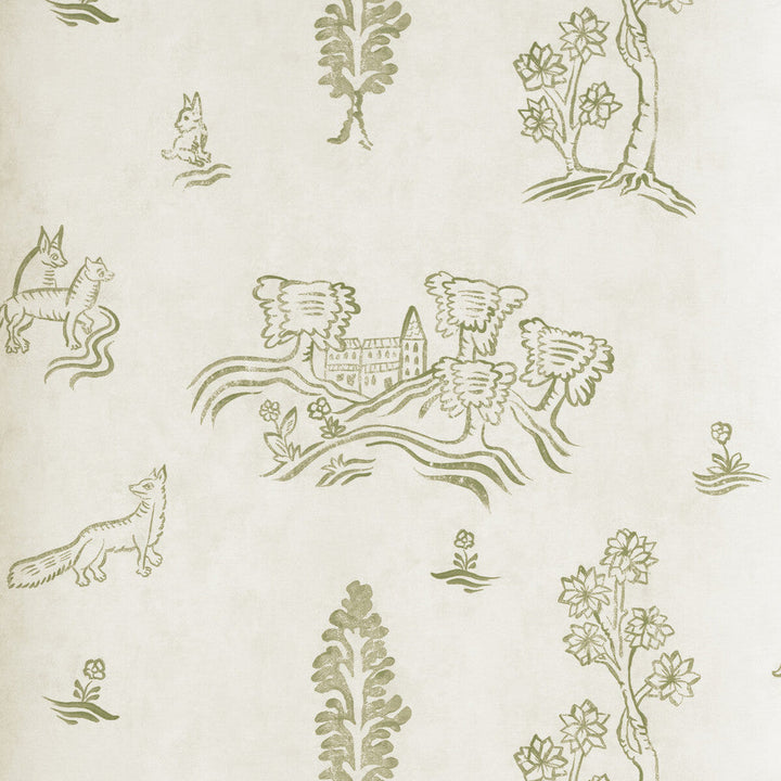 Wychwood Basil Green by Kravet Couture Wallcovering Kravet Couture Wallcovering Wychwood Basil GreenWallcovering ANDREW MARTIN KIT KEMP WOOD PULP - 45%;BINDER - 20%;MINERAL FILLERS - 20%;POLYESTER - 15% United Kingdom </p><p>Repeat: H: 8, V: 7 20.5 - Fabric Carolina -