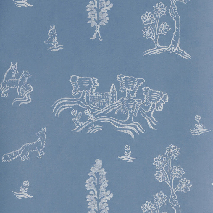 Wychwood Happy Blue by Kravet Couture Wallcovering Kravet Couture Wallcovering Wychwood Happy BlueWallcovering ANDREW MARTIN KIT KEMP WOOD PULP - 45%;BINDER - 20%;MINERAL FILLERS - 20%;POLYESTER - 15% United Kingdom </p><p>Repeat: H: 8, V: 7 20.5 - Fabric Carolina -
