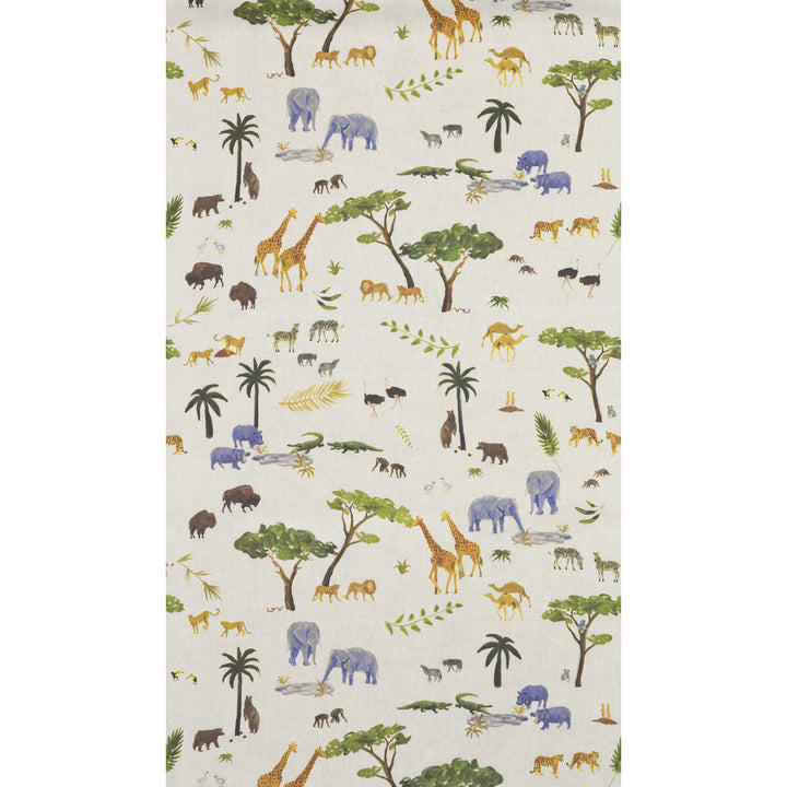 Animal Multi by Kravet Couture Wallcovering - CELLULOSE - 48%;OTHER - 21%;BINDER - 20%;POLYESTER - 11% United Kingdom - Horizontal: 0 and Vertical: 25 57 - Fabric Carolina -