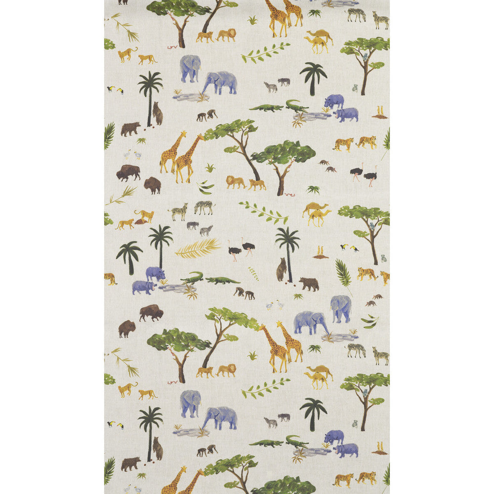 Animal Multi by Kravet Couture Designer Wallcovering - CELLULOSE - 48%;OTHER - 21%;BINDER - 20%;POLYESTER - 11% United Kingdom - Horizontal: 0 and Vertical: 25 57 - Swanky Fabrics -