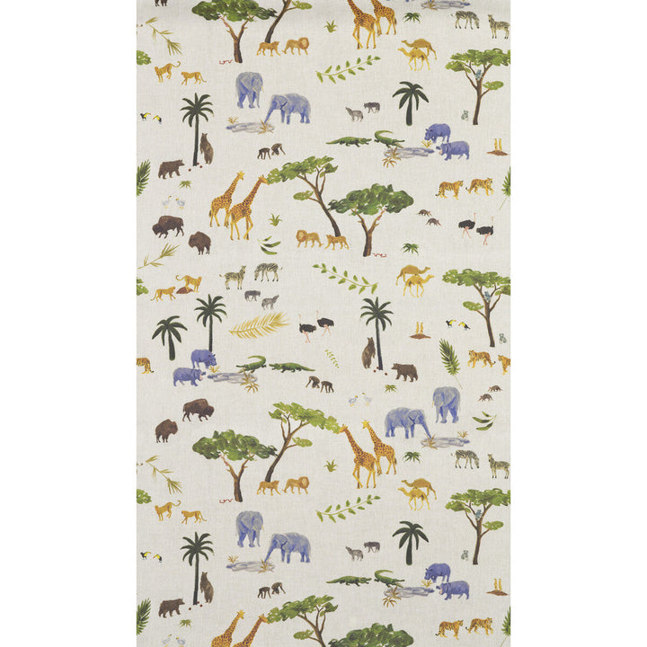 Animal Multi by Kravet Couture Designer Wallcovering - CELLULOSE - 48%;OTHER - 21%;BINDER - 20%;POLYESTER - 11% United Kingdom - Horizontal: 0 and Vertical: 25 57 - Swanky Fabrics -