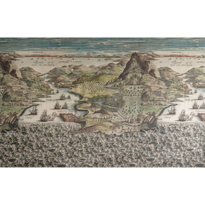 Constantinople 316 by Kravet Couture Wallcovering ANDREW MARTIN SCHOLAR WOOD PULP - 45%;BINDER - 20%;MINERAL FILLERS - 20%;POLYESTER - 15% United Kingdom Horizontal: 110.24 and Vertical: 137.8 110.25 - Fabric Carolina -