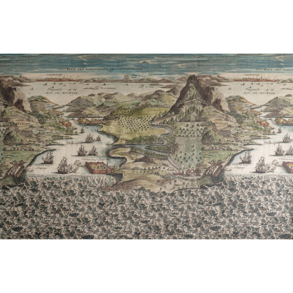 Constantinople 316 by Kravet Couture Wallcovering ANDREW MARTIN SCHOLAR WOOD PULP - 45%;BINDER - 20%;MINERAL FILLERS - 20%;POLYESTER - 15% United Kingdom Horizontal: 110.24 and Vertical: 137.8 110.25 - Fabric Carolina -