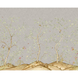 Songbird Mist AMW10082.311.0 by Kravet Couture Wallcovering