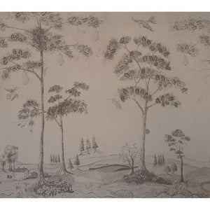 Mythical Land Peat AMW10085.11.0 by Kravet Couture Wallcovering