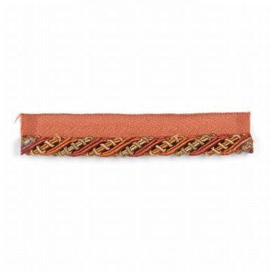 Anaheim 10 Ginger by Stout Trim INSPIRATIONS TRIM 45%COT 38%SVI 17%POL CHINA FLAME RETARDANT-U.F.A.C. CLASS 1 CATB 117-2013 WYZENBEEK 18 000 DOUBLE RUB WEAR TEST (HEAVY DUTY) Horizontal: 0.000 and Vertical: 0.000 0.38 in - Fabric Carolina -