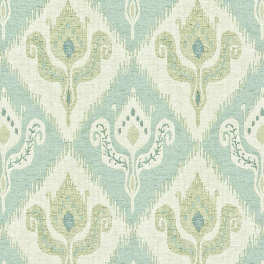 Ancient 1 Shoreline by Stout Fabric COMFORTABLE LIVING SEAMIST/AQUA 78%ACR 22%POL TURKEY </p><p>Repeat: 18.75 54 in - Fabric Carolina -