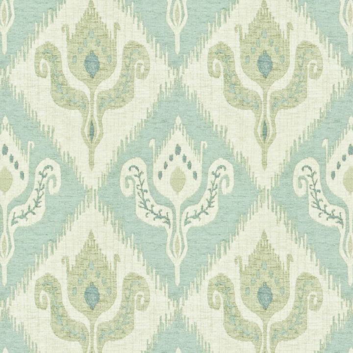 Ancient 1 Shoreline by Stout Fabric COMFORTABLE LIVING SEAMIST/AQUA 78%ACR 22%POL TURKEY Horizontal: 14 and Vertical: 18.75 54 in - Fabric Carolina -