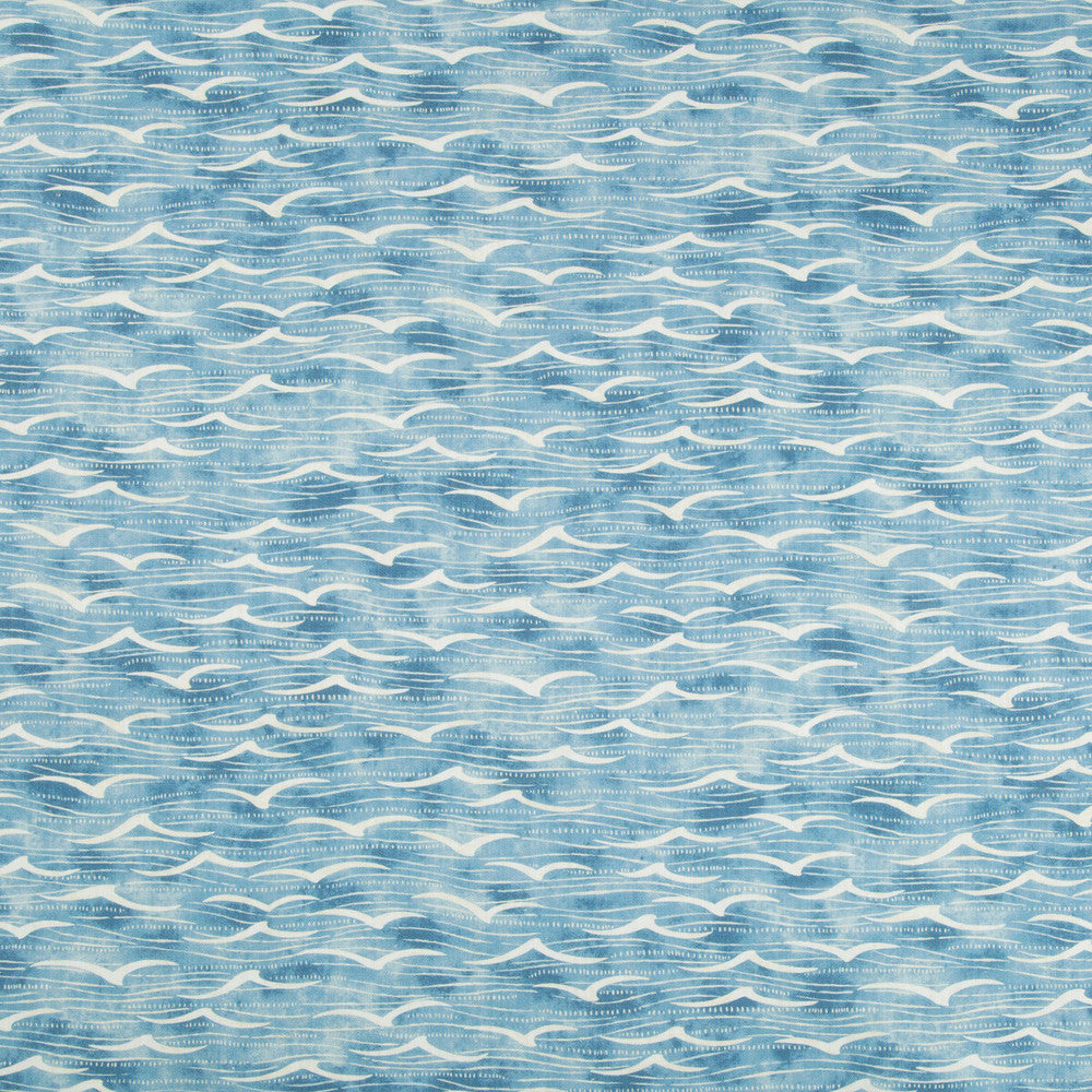 Angelus Ocean by Kravet Basics Designer Fabric JEFFREY ALAN MARKS OCEANVIEW COTTON - 90%;LINEN - 10% Pakistan MEDIUM Horizontal: 18 and Vertical: 13.5 54.5 - Swanky Fabrics -