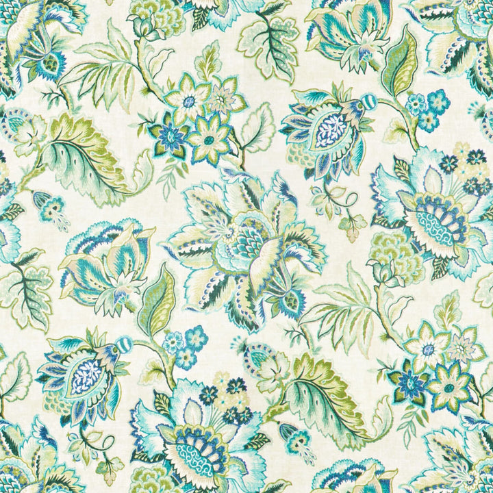 Angie 1 Peacock by Stout Fabric COMFORTABLE LIVING TURQUOISE/LAGOON 100%COT PAKISTAN FLAME RETARDANT-U.F.A.C. CLASS 1 FLAME RETARDANT-N.F.P.A. 260A CLASS 1 CATB 117-2013 WYZENBEEK 50 000 DOUBLE RUB WEAR TEST (HEAVY DUTY) Horizontal: 27 and Vertical: 27 54 in - Fabric Carolina -