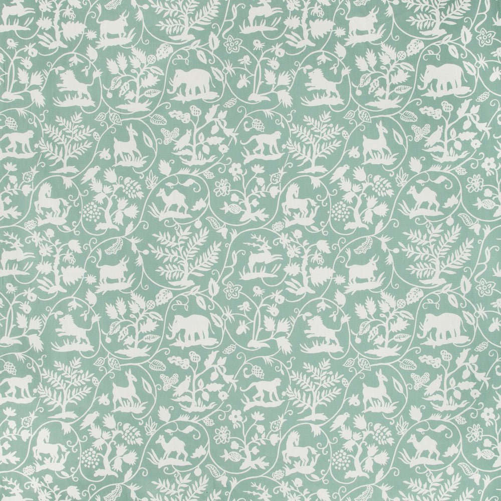 Animaltale Seafoam by Kravet Basics Fabric BERMUDA COTTON - 100% India Horizontal: 27 and Vertical: 27 54 - Fabric Carolina -