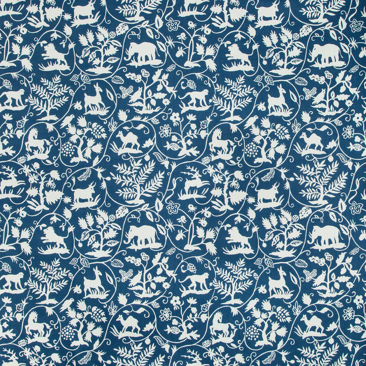 Animaltale Marine by Kravet Basics Fabric BERMUDA COTTON - 100% India - Horizontal: 27 and Vertical: 27 54 - Fabric Carolina -
