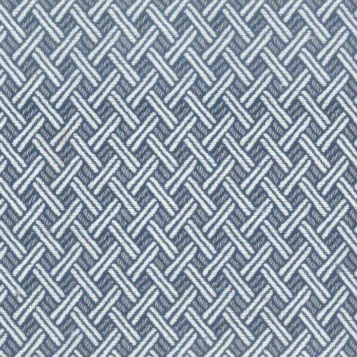 Announce 1 Blue/White by Stout Fabric COMFORTABLE LIVING SPRAY/OCEAN 73%COT 27%POL CHINA WYZENBEEK 30 000 DOUBLE RUB WEAR TEST (HEAVY DUTY) FLAME RETARDANT-U.F.A.C. CLASS 1 CATB 117-2013 Horizontal: 0.625 and Vertical: 0.75 56 in - Fabric Carolina -