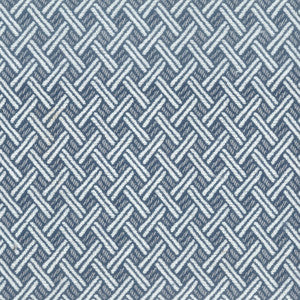 Announce 1 Blue/White by Stout Fabric