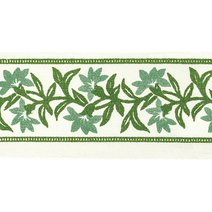 Ansonia Tape 1 Jungle by Stout Trim NATURAL BEAUTY TRIM 100%COT INDIA Horizontal: 4.000 and Vertical: 5.250 4 in - Fabric Carolina -