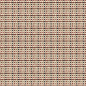 Antler 1 Cranberry by Stout Fabric