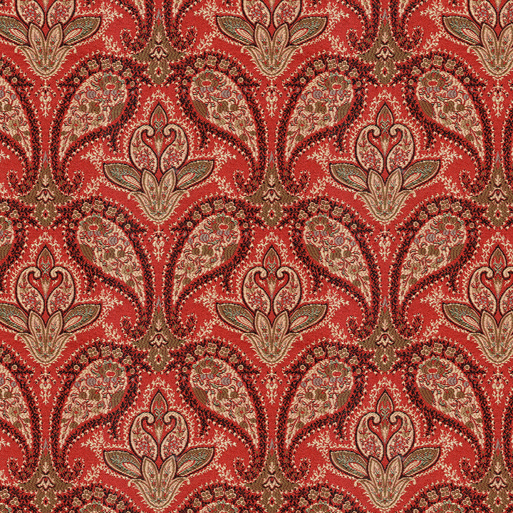 Marie 17 Ruby Slipper by ABBEYSHEA Fabric 66% Rayon, 34% Polyester China 70,000 Double Rubs (Wyzenbeek) </p><p>Repeat: Horizontal: 9.3" (23.6 cm) Up the Roll and Vertical: 7.5" (19.1 cm) Across the Roll 55" (140 cm) - Fabric Carolina -