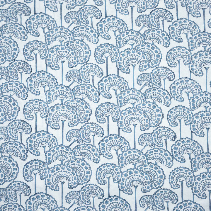 Anvil 1 Federal by Stout Designer Fabric COMFORTABLE LIVING HAZE/NAVY 54%LIN 46%COT INDIA Horizontal: 7.250 and Vertical: 5.625 52 in - Swanky Fabrics -