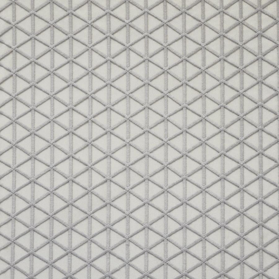 Avedon # 397 Moon by Maxwell Designer Fabric Sheer Style 100% POLYESTER NONE TURKEY V-2.2"H-1.4" 118"EMB.109" - Swanky Fabrics -