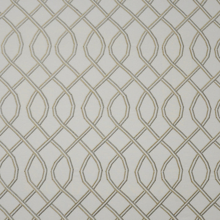 Abbraccio # 137 Palace by Maxwell Fabric COLOR WAVES-NEUTRAL TERRITORY 75% COTTON 25% VISCOSE INDIA DRY CLEAN, STAIN REPELLENT </p><p>Repeat: Horizontal: H-6.5 and Vertical: V-7.5 54"EMB.51" - Fabric Carolina -