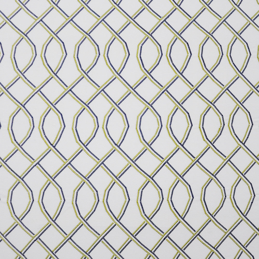 Abbraccio # 229 Vine by Maxwell Fabric COLOR WAVES-GARDENIA 75% COTTON/25% VISCOSE INDIA See sample </p><p>Repeat: Horizontal: 6.5" and Vertical: 7.5" 54"EMB.51" - Fabric Carolina -