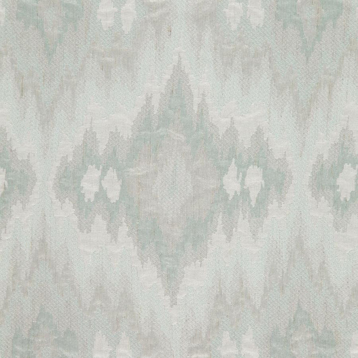 Agnes # 618 Celadon by Maxwell Fabric Wide Width Drapery 92% POLYESTER/8% LINEN TURKEY V-15"H-11.5" 118" - Fabric Carolina -