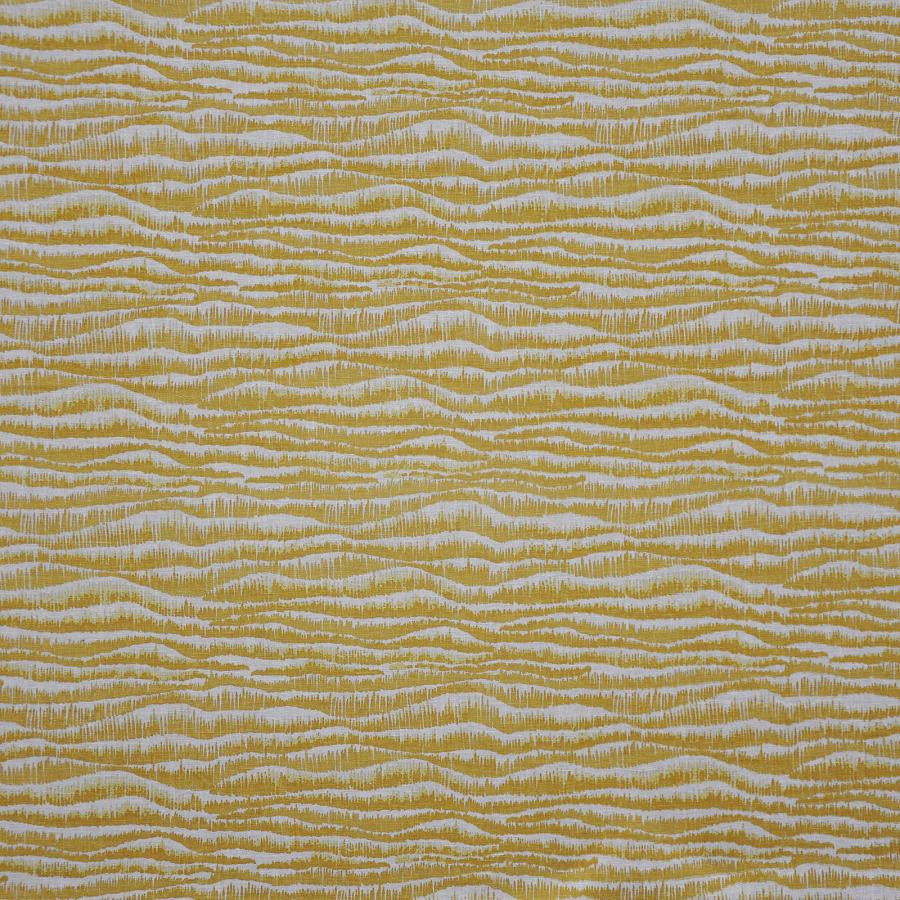 Athabasca # 429 Turmeric by Maxwell Fabric COLOR WAVES-NEAPOLITAN 70% COTTON/25% POLYESTER 5% LINEN INDIA V-6"H-18" 54" - Fabric Carolina -