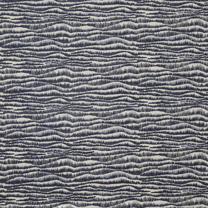 Athabasca # 819 Waterfall by Maxwell Fabric COLOR WAVES-RIVIERA 70% COTTON/25% POLYESTER 5% LINEN INDIA V-6"H-18" 54" - Fabric Carolina -