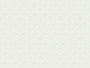 Lacey Circle Geo Cream & Grey Wallpaper by York Wallcoverings