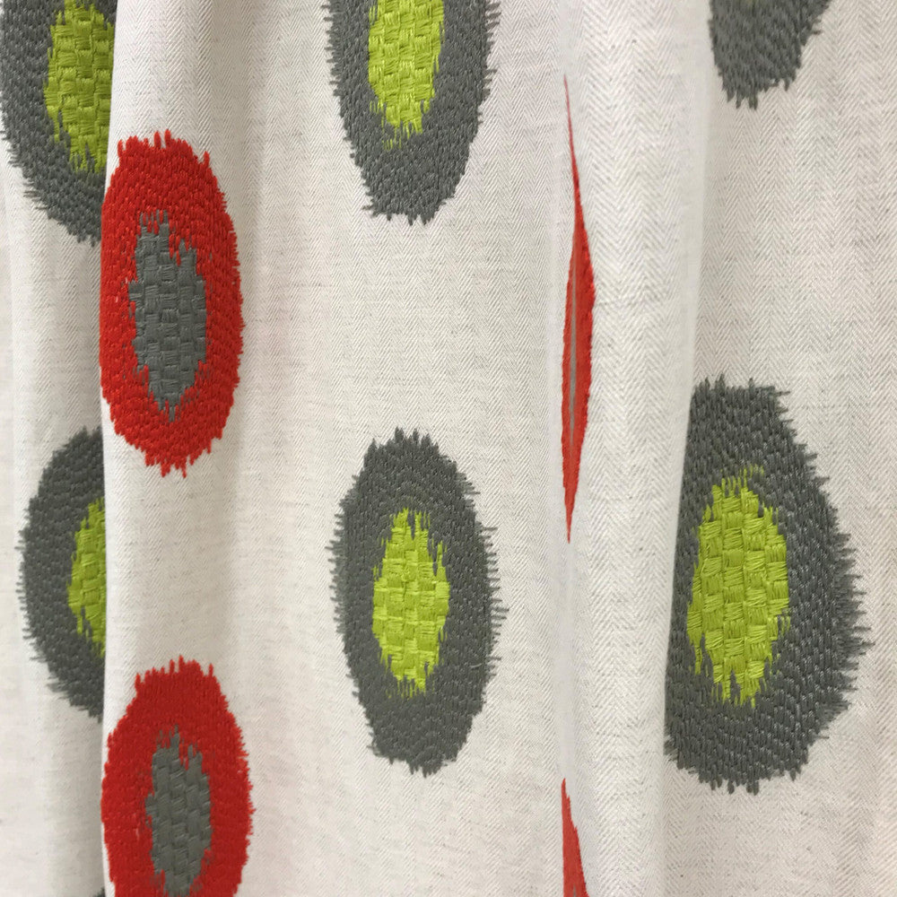 APACHE 44SJ101 by JF Designer Fabric JF Studio 43% Polyester, 34% Linen, 23% Cotton India  Horizontal: 8.375 and Vertical: 7.875 54  - Swanky Fabrics -