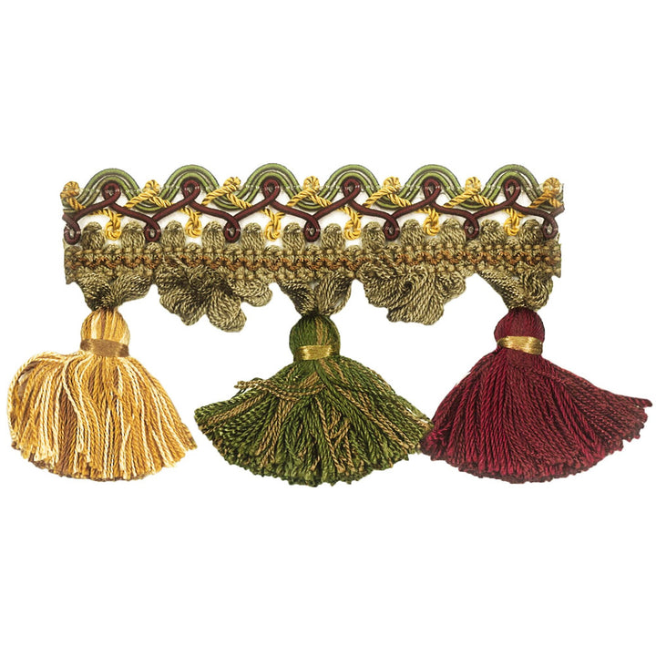 Apollo 52 Cypress by Stout Trim Stout Trim Apollo 52 CypressTrim ART OF DESIGN TASSEL FRINGE 92%SVI 5%POL 3%COT CHINA </p><p>Repeat: H: 0.000, V: 0.000 2.5 in - Fabric Carolina -