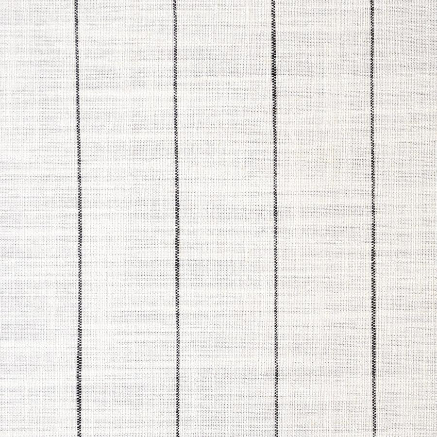 Airstrip # 540 Licorice by Maxwell Designer Fabric Stripes & Checks 65% POLYESTER/20% ACRYLIC 15% LINEN CHINA V3" 57" - Swanky Fabrics -