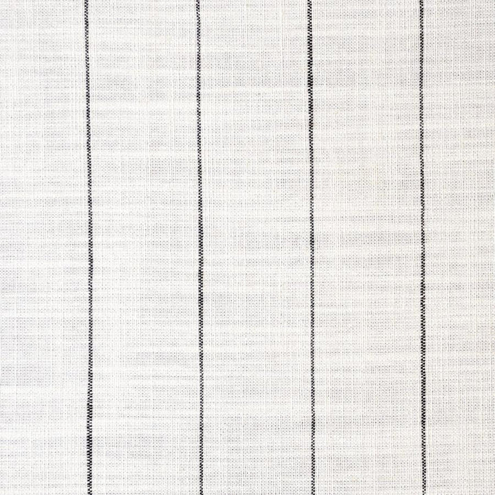 Airstrip # 540 Licorice by Maxwell Designer Fabric Stripes & Checks 65% POLYESTER/20% ACRYLIC 15% LINEN CHINA V3" 57" - Swanky Fabrics -